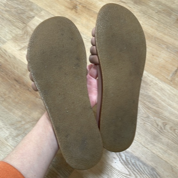 Steve Madden tan slides - Picture 3 of 5